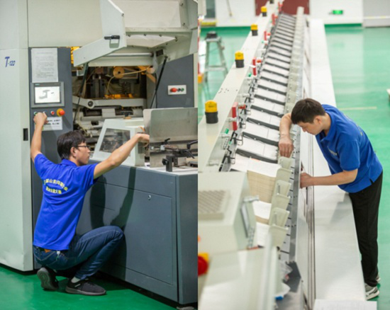 第六届山东省印刷行业职业技能大赛装订工职工组决赛开赛